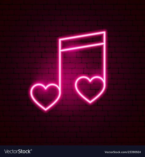 Music Neon Sign, Pink Neon Wallpaper, Neon Music, Music Neon, Icona Ios, Neon Light Wallpaper, Pink Neon Sign, Neon Bedroom, Neon Bar Signs