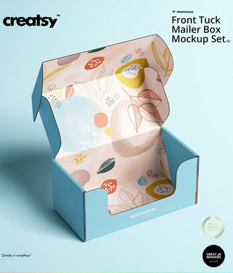 Box Design Ideas Packaging, Packaging Boxes Design, Mailer Box Design Packaging Ideas, Box Designs, Mailer Box Design, Packaging Design Beauty, Packing Box Design, Custom Mailer Boxes, Baby Logo Design