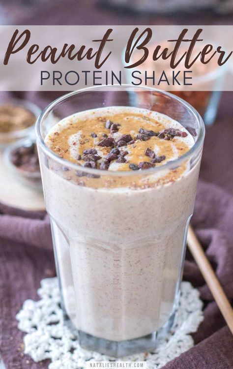 Ways To Drink Protein Shakes, Best Peanut Butter Smoothie Recipes, Premier Protein Peanut Butter Shake, Healthy Peanut Butter Milkshake, Protein Shakes With Almond Milk, Vanilla Premier Protein Smoothie Recipes, One Stop Nutrition Shakes, Protein Shake Easy, Pb Banana Protein Smoothie