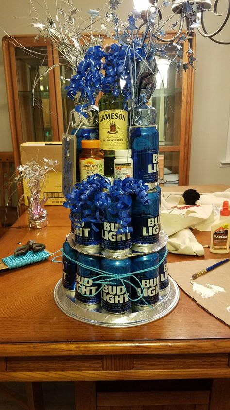 Jack's 50th Beer Cake Pepsi Cake, 21st Birthday Gifts For Guys, 21st Birthday Gifts For Boyfriend, 21st Birthday Beer Cake, 21st Birthday Cake For Guys, Boyfriends 21st Birthday, Beer Cakes, 21st Birthday Boy, Birthday Beer Cake