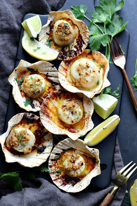 Sea Scallops, Scallop Recipes, Seafood Dishes, Fish And Seafood, Fish Recipes, Seafood Recipes, Food Inspiration, Love Food, Seafood