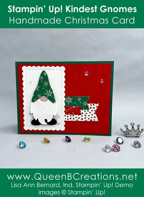 Stamp In Up Christmas Cards 2022, Gnome Cards Stamp Sets, Christmas Card Gnomes, Su Kindest Gnomes Christmas Cards, Gnome Thank You Cards, Christmas Cards With Gnomes, Handmade Gnome Christmas Cards, Kindest Gnomes Christmas Cards, Gnomes Cards Ideas