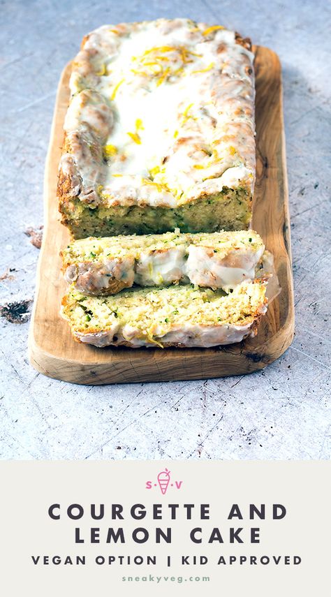 Courgette And Lemon Cake, Courgette Cake, Eat More Veggies, More Veggies, Summer Baking, Vegan Cake, Lemon Cake, Vegan Baking, Base Foods