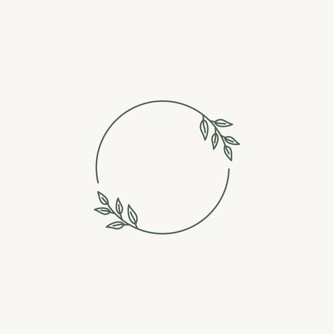 Circle Frame Logo, Circle Logo Template, Logo Circular, Frog Logo, Badge Template, Circular Logo, Frame Logo, Logo Floral, Business Identity