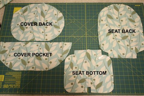 Diy Car Seat Cover, Wood High Chairs, Diy Chair Covers, Antilop High Chair, Ikea High Chair, Cushion Cover Pattern, Highchair Cover, Chair Cushion Covers, Baby High Chair