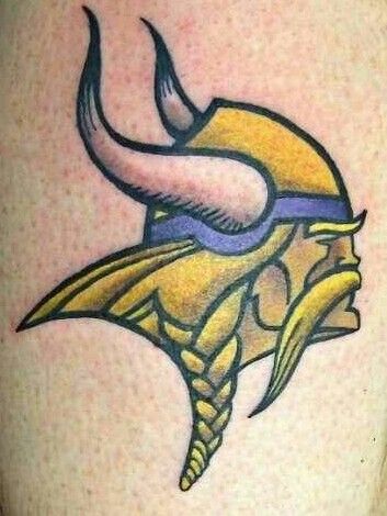 This is the one that I want..... Minnesota Vikings Tattoo, Color Tattoo Ideas, Viking Football, Minnesota Tattoo, Mn Vikings, Football Tattoo, Harley Davidson Patches, California Tattoo, Vikings Tattoo