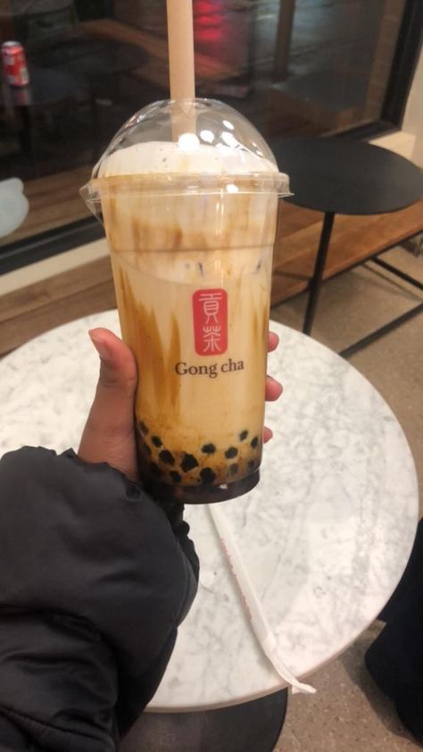 Gong Cha Boba, Gong Cha, Kawaii Cooking, Creative Desserts, Healthy Food Motivation, Yummy Comfort Food, Healthy Drinks Recipes, Sweet Snacks Recipes, Boba Tea