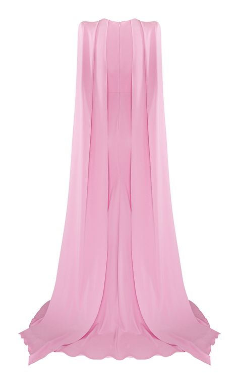 Click product to zoom Pink Cape, Stylist Outfit, Drape Gowns, Alex Perry, Ribbed Mini Dress, Column Dress, Silk Gown, Cape Dress, Gowns With Sleeves