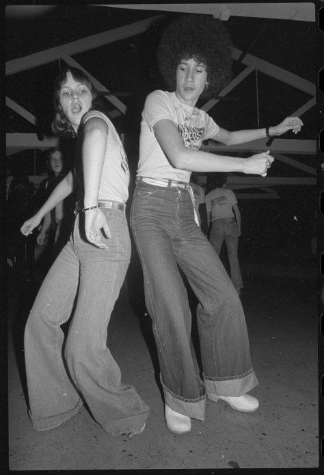 The bump was a primarily 1970's fad dance introduced by Johnny Spruce in which the main move is to lightly bump hips on every other beat of the music. As the dance, and the evening, progressed, the bumping could become more intimate, bumping hip to backside, low bending, etc. The song that is most remembered for the Bump is "Give Up the Funk" by George Clinton and Parliament, which was released in 1976. The lyric in the song is "we want the funk", but has been mistaken for "we want the bump". Image Positive, Jitterbug, The Bump, Huntington Whiteley, Vintage Memory, Teenage Years, Glam Rock, Just Dance, Sweet Memories