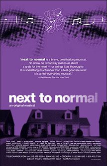 Next to Normal Next To Normal Musical, Broadway Posters, Theatre Posters, Next To Normal, Broadway Plays, Theatre Geek, Theatre Shows, Musical Plays, Broadway Theatre