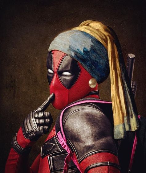 Famous Paintings, What Happens When You, Van Gogh, Deadpool, Pop Culture, Paintings, Van, Art