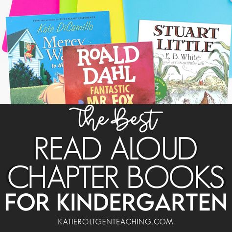 Looking for the best read aloud chapter books for kindergarten? Here is a list of 50 awesome chapter books for 5 and 6 year olds. Read Aloud For Kindergarten, Best Kindergarten Read Alouds, Read Aloud Kindergarten, Tk Homeschool, Kindergarten Read Alouds, Read Aloud Chapter Books Kindergarten, Read Aloud Chapter Books For 1st Grade, Kindergarten Chapter Book Read Alouds, Chapter Books For Kindergarten