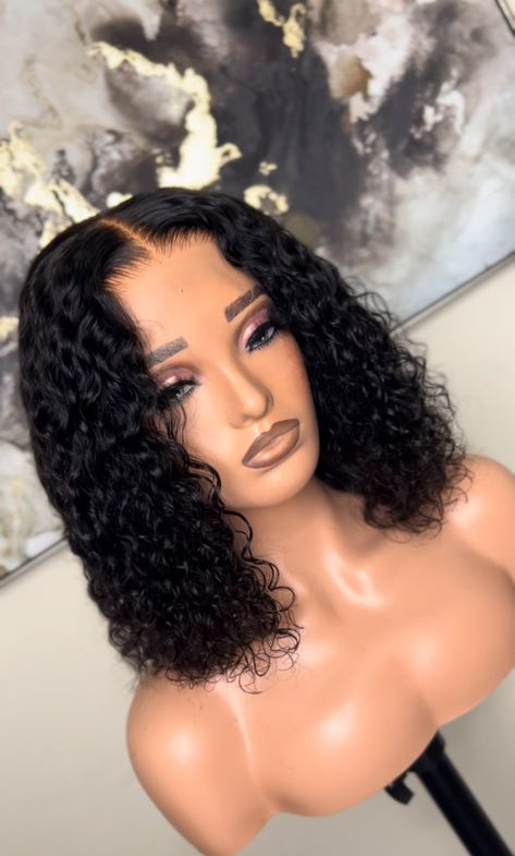 Weavon Styles, Closure Wig Hairstyles, Deep Wave Bob, Lace Wigs Styles, Braided Hairstyles For Black Women Cornrows, Curly Bob Wigs, Closure Wigs, Quick Braided Hairstyles, Short Hair Wigs