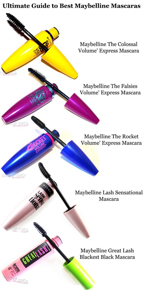 Ultimate guide to best Maybelline mascara's for different type of lashes. Details are on the link. Maybeline Falsies Mascara, Maybelline The Falsies Mascara, Maybeline Mascara Best, Maybeline Mascara Lash Sensational, Best Maybelline Mascara, Type Of Lashes, Maybeline Mascara, Maybelline Falsies Mascara, Maybelline Great Lash Mascara