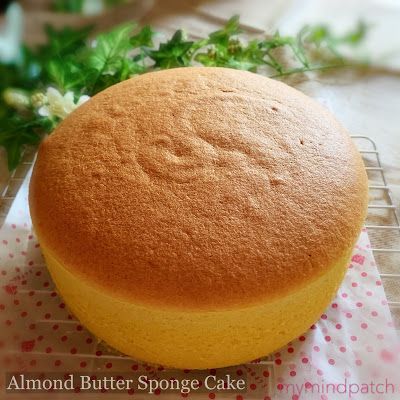 My Mind Patch: Almond Butter Sponge Cake Orange Sponge Cake Recipe, Butter Sponge Cake, Almond Sponge Cake, Orange Sponge Cake, Orange Butter, Cake Pan Sizes, Sponge Cake Recipe, Resipi Kek, Butter Cake Recipe