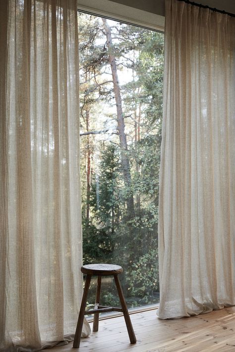 Extra-long curtain panels in a woven linen and cotton blend. Multiway header allows for various hanging options  making it adaptable to different rods or tracks – perfect for easily changing your curtain looks. These curtains allow some light into the room while still providing privacy. Hemmed. Hemming tape included. Hooks not included. Baby Pink Curtains, Dusty Pink Curtains, Curtain Guide, Linen Curtains Bedroom, Living Room Rental, Dark Grey Curtains, Cozy Living Room Warm, Taupe Curtains, Upstairs Ideas