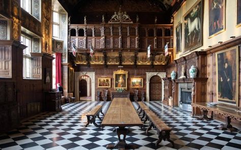 Ancient tapestries and 80,000 candles: behind the scenes of The Favourite at stately home Hatfield House Jacobean Architecture, Jacobean House, Marble Hall, Hatfield House, King James I, Stately Homes, Old Oak Tree, Princess Elizabeth, The Marble