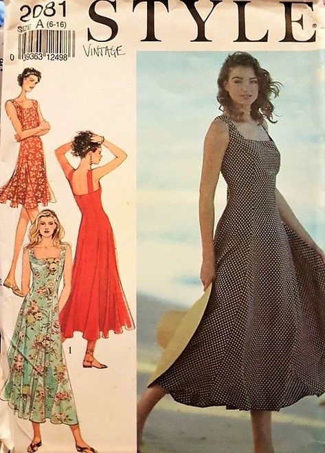 90s Dress Pattern, Vintage Dress Pattern, Jumper Pattern, Pattern Outfits, Printable Sewing Patterns, Gown Pattern, Vintage Dress Patterns, Dress Making Patterns, Womens Vintage Dresses