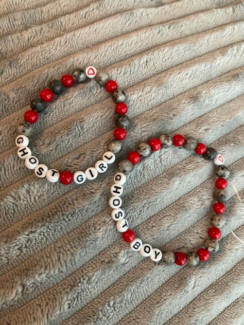 Matching Bracelets Ideas Beads, Lil Peep Bracelet Ideas, Matching Pony Bead Bracelets, Lil Peep Matching Bracelets, Kandy Braclets, Emo Beaded Bracelets, Lil Peep Bracelet, Bead Bracelet Words Ideas Edgy, Lil Peep Lil Tracy Matching Bracelets