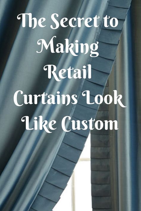 JRL Interiors — Curtains: Custom or Ready-Made? Luxury Curtains Living Room, Drapes And Curtains, Drapery Trim, Elegant Draperies, Curtain Trim, Homemade Curtains, Classic Curtains, Outdoor Curtains For Patio, Living Room Drapes