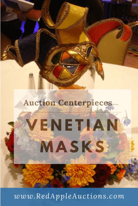 Mask Centerpieces, Auction Centerpieces, Auction Themes, Venice Carnivale, Solar System Crafts, Fake Candles, School Auction, Prom Decor, Venetian Masks