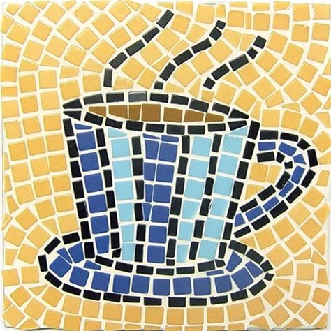 Mosaic Art Ideas, Simple Mosaic, Free Mosaic Patterns, Easy Mosaic, Green Crafts For Kids, Classe D'art, Mosaic Tiles Crafts, Mosaic Tile Patterns, Paper Mosaic