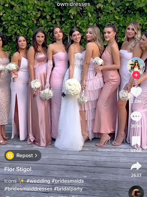 Aesthetic Pink Bridesmaid Dresses, Shade Of Pink Bridesmaid Dresses, Pink And Beige Bridesmaid Dresses, Plunge Bridesmaid Dresses, Lpink Bridesmaid Dresses, Pink Shades Bridesmaids, Unique Pink Bridesmaid Dresses, Lilac And Pink Bridesmaid Dresses, Bridal Party Pink Dresses