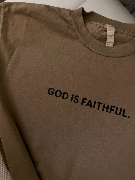 Christian Clothing Brand ✞ HOODIES, SWEATSHIRTS, T-SHIRTS, TOTES + MANY MORE!! Our purpose is to Glorify JESUS CHRIST :) Christian Clothing Brands, Brand Hoodies, Christian Clothing Brand, God Is Faithful, Jesus Clothes, Christian Shirts Designs, Church Shirt, Modesty Outfits, Embroidery Hoodie