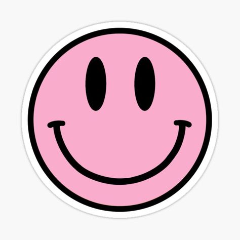 "yellow smiley face" Sticker by maeveamcgregor | Redbubble Smiley Face Sticker, Bubblegum Color, Cute Smiley Face, Yellow Smiley Face, Smiley Face, Be Happy, Smiley, Custom Stickers, Yellow