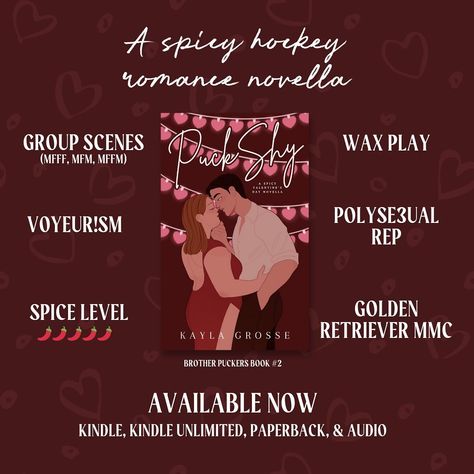 Your guide to all of my plus-size romance books that are available on Kindle Unlimited 💕 ✨ Trick Shot - available now on Kindle, Kindle Unlimited, and paperback. Audiobook coming 8.20.24. ✨ Puck Shy - available now on Kindle, Kindle Unlimited, paperback, and audio. ✨Silver Foxed - releasing 6.10.24 on Kindle, Kindle Unlimited, and paperback. ✨ Rope Me In - releasing 6.17.24 on Kindle, Kindle Unlimited, and paperback. Audiobook 10.01.24. ✨ Rein Me In - available now on Kindle, Kindle Unlimite... Trick Shot Book, Plus Size Romance Books, Book Pdfs, Clean Books, Books Recommendation, Clean Romance Books, Romance Tropes, Booktok Aesthetic, Tbr Books