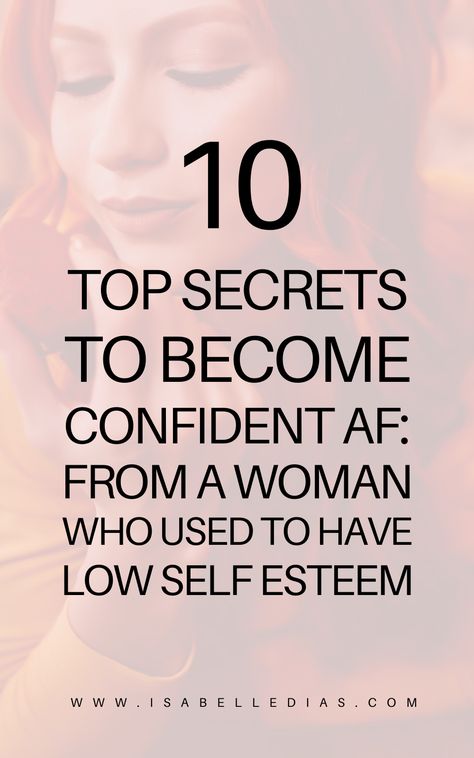 Confident Vs Insecure, How To Increase Your Confidence, How To Build My Self Confidence, How To Build My Confidence, To Be Confident In Yourself, Confidence Mantras For Women, Tips For Building Self Confidence, Help With Self Esteem, Women With Confidence