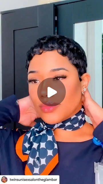 Beret Short Hair Pixie, Short Hair For Black Women Natural, Pixie Cut Black Women Curly, Medium Length Pixie Hairstyles, Pin Curl Pixie, Pixie Cut On Natural Hair, Pixie Cut And Glasses, Twa Hairstyles Growing Out, Monica Short Hair