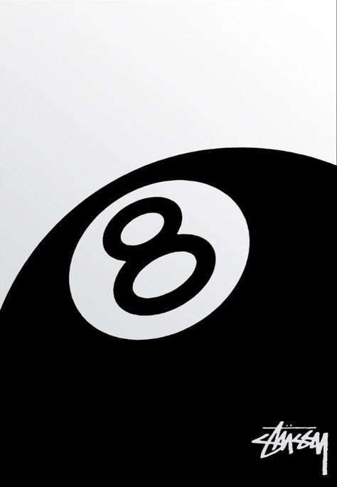 Eight Ball, 8 Ball, Black And White, Fashion Trends, White, Black