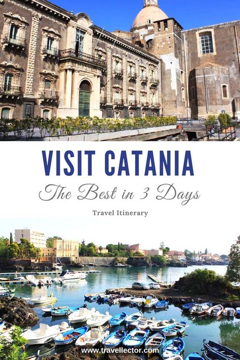 How to spend 3 days in Catania, Sicily | Travellector #travel #traveltips #Catania #Sicily #Italy Sicily Trip, Southern Italy Travel, Flam Norway, Europe Places, Europe Holiday, Catania Sicily, Italy 2023, Sicily Travel, Italy Destinations