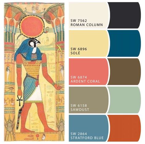 11+ Inspiring Egyptian Color Scheme Living Room Photos -  -  Check more at https://color-combination.com/11-inspiring-egyptian-color-scheme-living-room-photos/ Egypt Vbs, Egyptian Party, Ancient Egypt Fashion, Egyptian Wedding, Egyptian Motifs, Egypt Fashion, Egyptian Design, Istoria Artei, Egyptian Artifacts