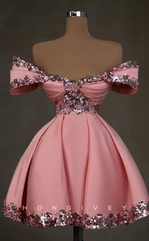 Pink Mini Wedding Dress, Dinner Gowns, Classy Short Dresses, Classy Gowns, Chic Dress Classy, Dinner Dress Classy, African Wear Dresses, Fasion Outfits, Indian Dresses Traditional