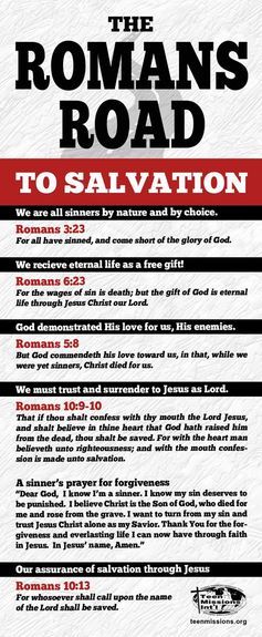 Romans Road To Salvation, Roman Road To Salvation, Romans Road, Salvation Prayer, Bible Study Notebook, The Romans, Bible Facts, Bible Knowledge, Books Of The Bible