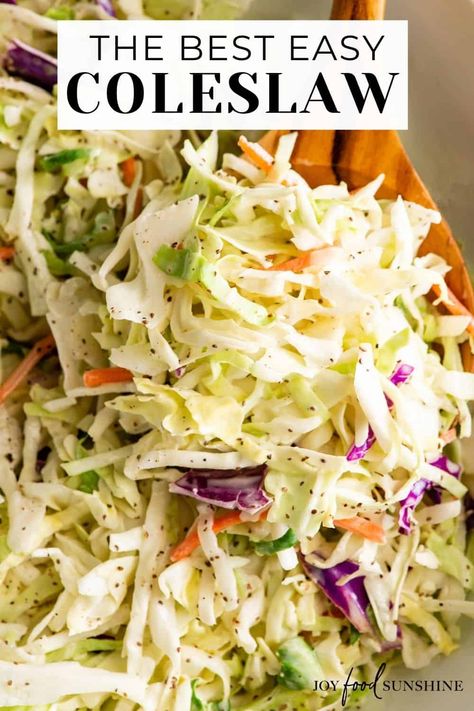 Homemade Coleslaw Dressing, Best Coleslaw, Summer Bbq Side Dishes, Best Coleslaw Recipe, Bbq Side Dish, Easy Coleslaw, Coleslaw Recipe Easy, Bbq Side Dishes, Bbq Side