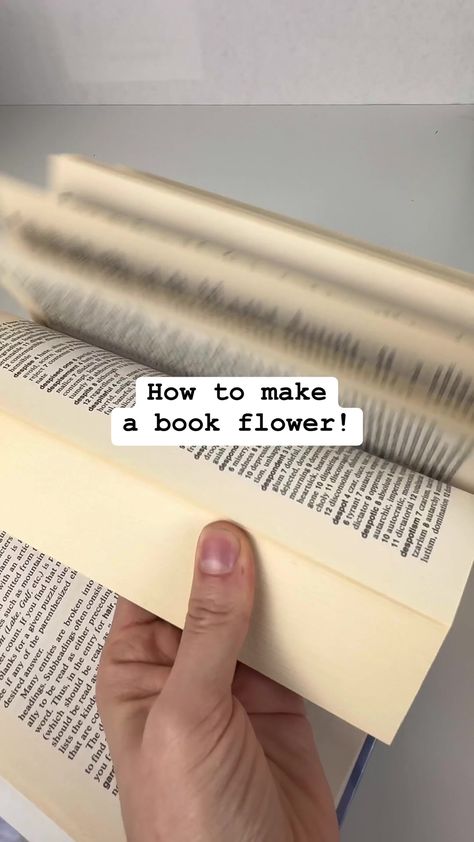 How to make a book flower! We made these from an old dictionary 📚🌸 #diy #artsandcrafts #crafting #springcrafts #diyideas #recycleart #easycrafts | Emily Seilhamer Art | Emily Seilhamer Art · Original audio Make A Book, Spring Crafts, Book Making, Art Original, Easy Crafts, A Book, Arts And Crafts, Audio, Books