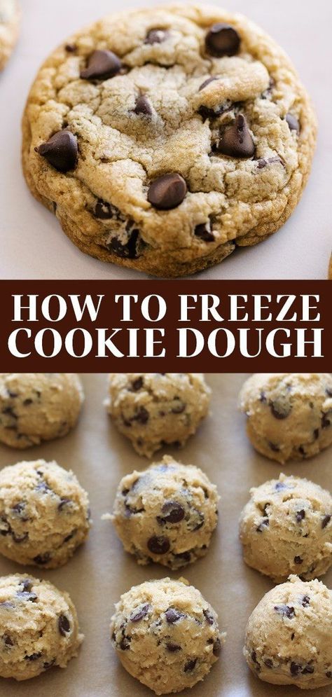 I ALWAYS have frozen cookie dough. Learn the BEST way for how to freeze cookie dough and how to bake it straight from the freezer for fresh cookies in minutes! Perfect to have cookie dough in your freezer for the holidays or whenever company stops by. So easy too! Frozen Cookie Dough Recipe, Freezable Cookie Dough, Freezer Cookie Dough, Freeze Cookie Dough, Freezable Cookies, Ultimate Cookie Recipe, Fresh Cookies, Homemade Cookie Dough, American Cookies