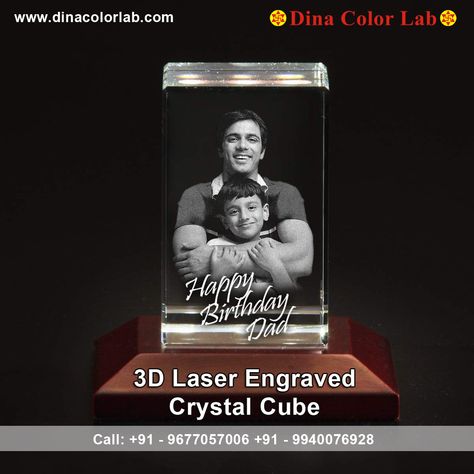 Personalized 3D Photo Crystal Gift ,We provide laser engraved crystal stone,led crystal,3d photo crystal.Just provide the image or text you want on crystal and done.Free Shipping http://www.dinacolorlab.com/ Call: +91 - 9940076928 +91 - 9677057006 #3dphotocrystal #3dphoto #3dphotocrystalgift #3dphotogift #photocrystal #crystal #3dcrystal #valentines #valentinesday #valentinesdaygifts #gift #loversday #lovergift 3d Photo Crystals, Engraved Crystal, Lovers Day, 3d Crystal, 3d Photo, 3d Laser, Lead Crystal, Crystal Stone, Crystal Gifts