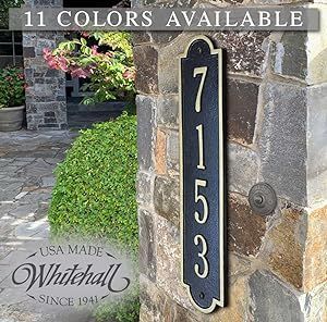 Custom House Numbers, Display Lettering, House Number Plaque, Address Numbers, House Number Sign, Number Sign, Custom House, Garden Accents, Address Plaque