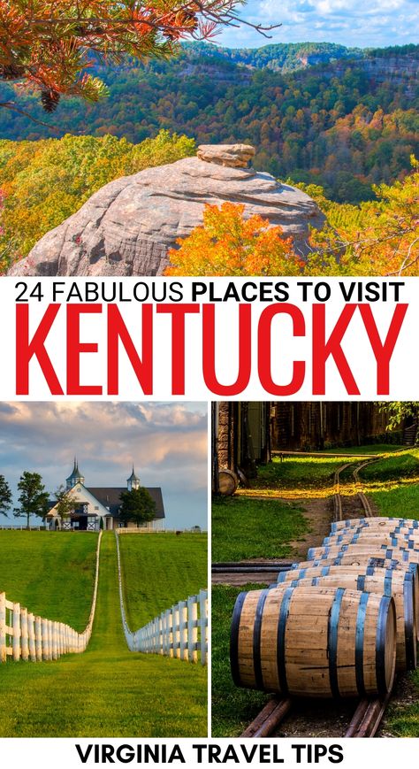 Places To Visit In Kentucky, Things To Do In Kentucky, Kentucky Tourism, Kentucky Attractions, Kentucky Vacation, Kentucky Bourbon Trail, Kentucky Travel, Build Home, Gorgeous Places