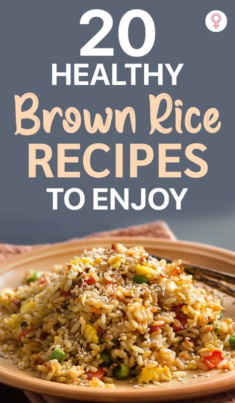 Low Carb Brown Rice Recipes, Fish And Brown Rice Recipes, Low Cholesterol Brown Rice Recipes, Yellow Brown Rice Recipe, How To Season Brown Rice Healthy, Sweet Brown Rice Recipes, Whole Wheat Rice Recipes, Yummy Brown Rice Recipes, How To Flavor Brown Rice