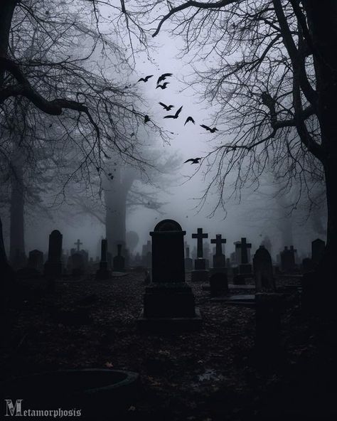 Paradis Sombre, Spooky Places, Old Cemeteries, Cemetery Art, Gothic Aesthetic, Haunted Places, Six Feet Under, Dark Places, Dark Photography