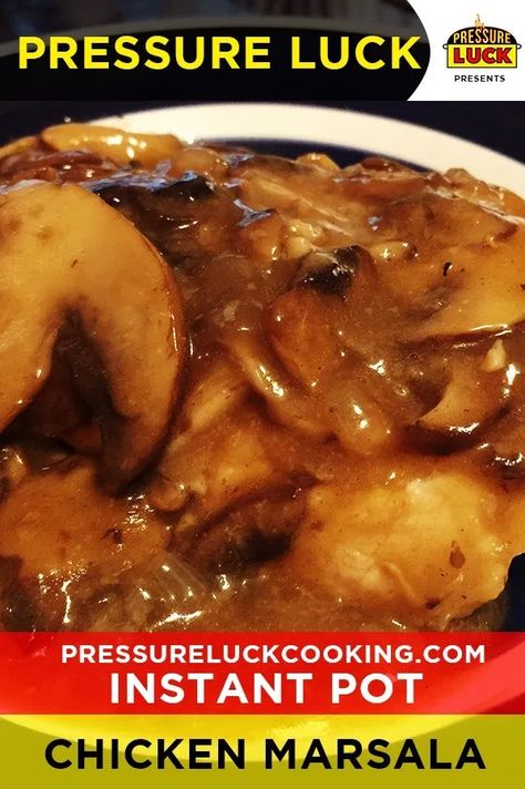 Instant Pot Chicken Marsala, Sukiyaki Recipe, Marsala Pasta, Ip Chicken, Mini Recipes, Best Pressure Cooker Recipes, Pressure Luck, Ip Recipes, Pressure Cooking Recipes