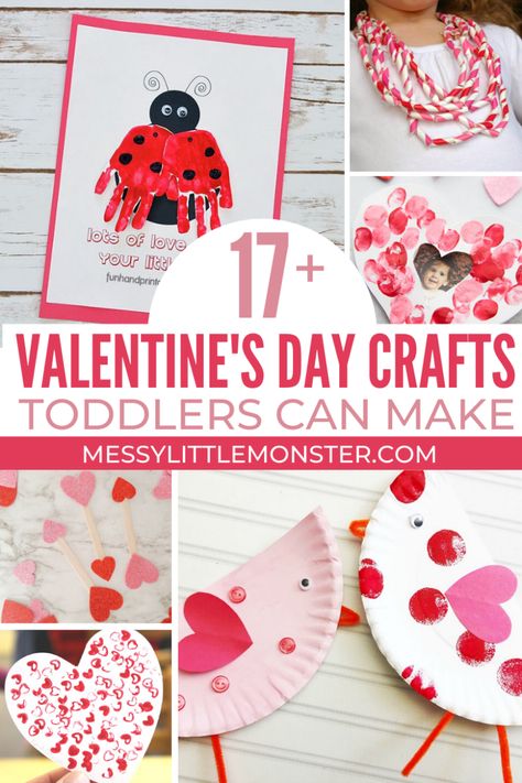 17 Adorable Valentine's Day Crafts for Toddlers Valentine Craft Ideas, Preschool Valentine Crafts, Toddler Valentine Crafts, Roses Valentine, Valentines Bricolage, Crafts For Toddlers, Valentine's Day Crafts, Easy Valentine Crafts, Valentine Craft