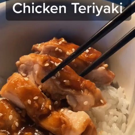 Ayam Teriyaki, Teriyaki Chicken Recipe, Chicken Chinese, Easy Teriyaki Chicken, Chinese Recipe, Chicken Teriyaki, Food Fantasy, Teriyaki Sauce, Teriyaki Chicken