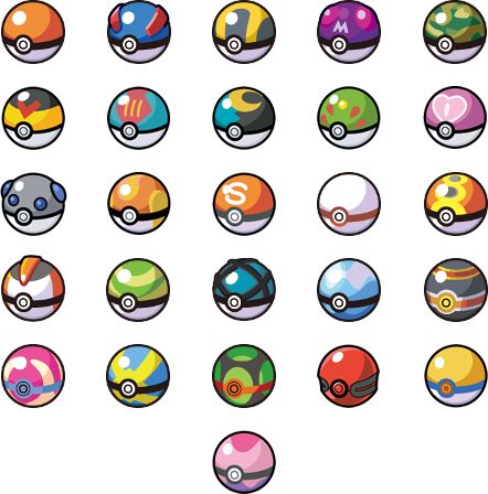 Poké Ball - Bulbapedia, the community-driven Pokémon encyclopedia Water Type Pokemon, Master Ball, Pokemon Ball, Pikachu Art, Wild Pokemon, Gameboy Color, Pokemon Party, Pokemon Birthday, Anime Food