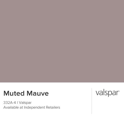 Grey Mauve Living Room, Mauve Guest Bathroom, Valspar Mauve Paint Colors, Mauve Gray Paint, Meadow Mauve Paint, Small Mauve Bathroom, Mellow Mauve Valspar, Mauve Bathroom Cabinets, Mauve Sofa Living Room Ideas